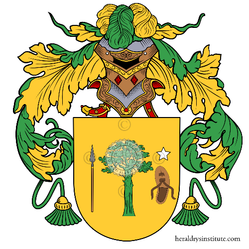 Coat of arms of family Peguero