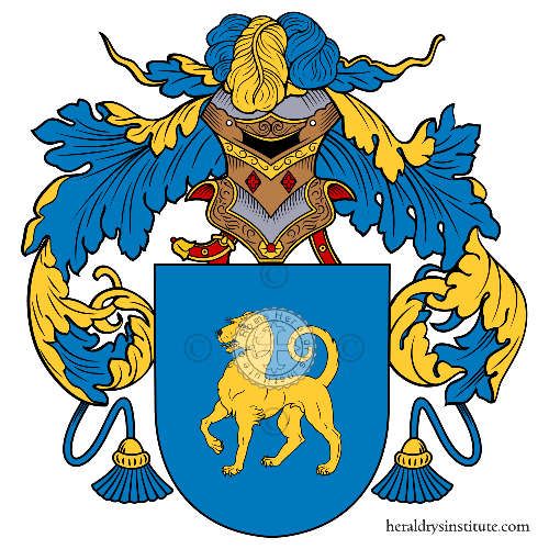 Coat of arms of family Saragosa