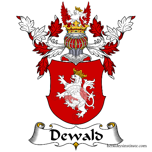 Brasão da família Von Dewald, Dewald