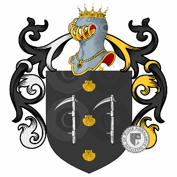Coat of arms of family Guiteau
