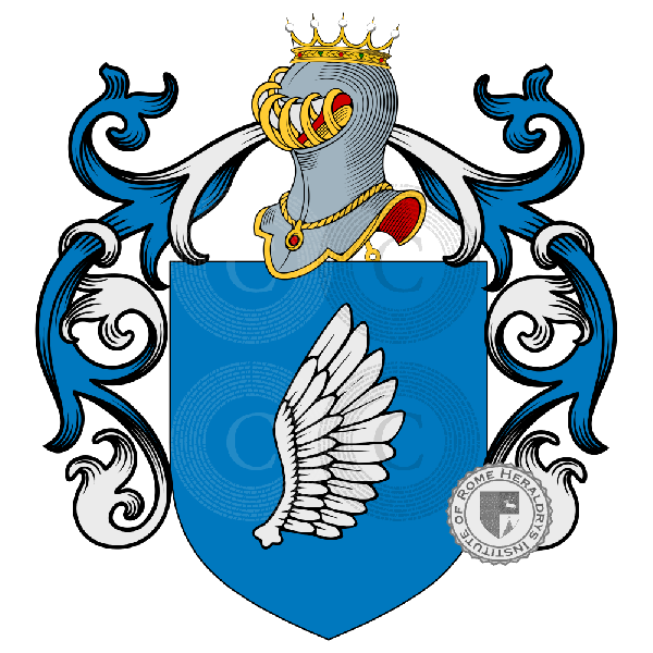 Escudo de la familia Bevi Laqua, Bevilacqua