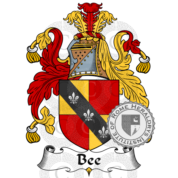 Coat of arms of family Bee