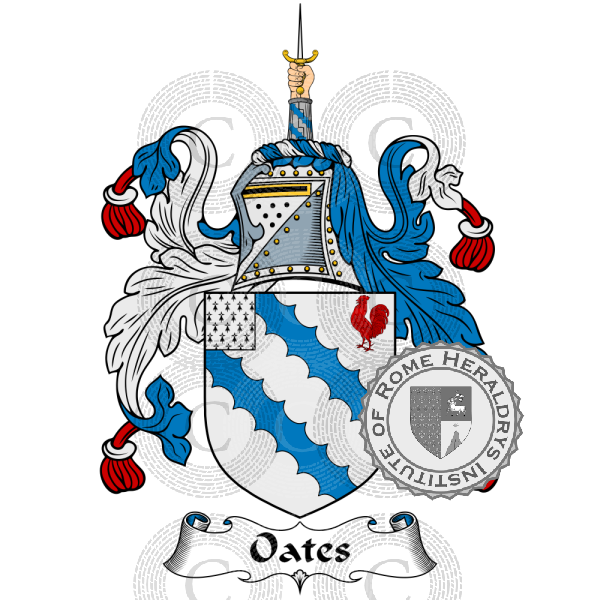 Coat of arms of family Oates