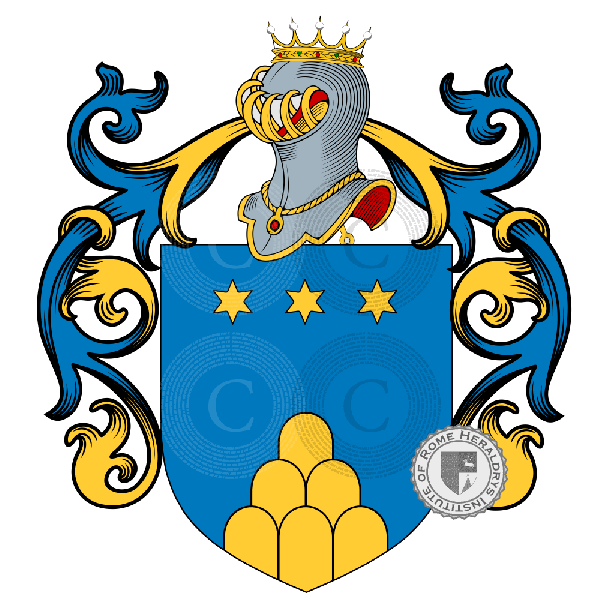 Coat of arms of family Campana