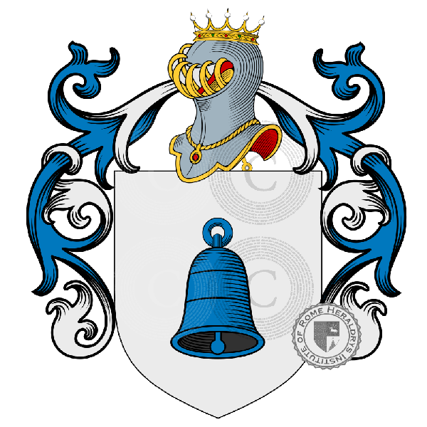 Coat of arms of family Campana