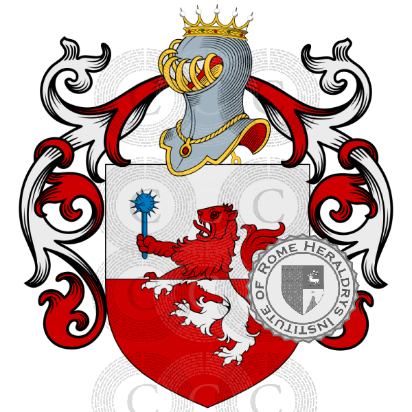 Coat of arms of family Mazzola   ref: 886471