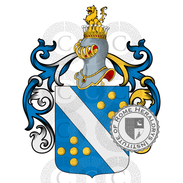 Coat of arms of family Botteri
