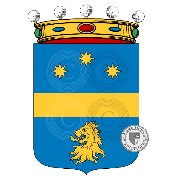 Coat of arms of family Scarpelli