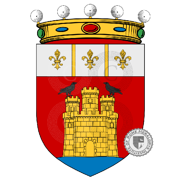 Coat of arms of family Tortorelli, Tortorella