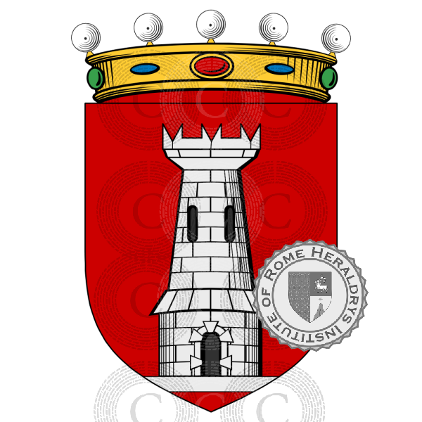 Coat of arms of family Verdi