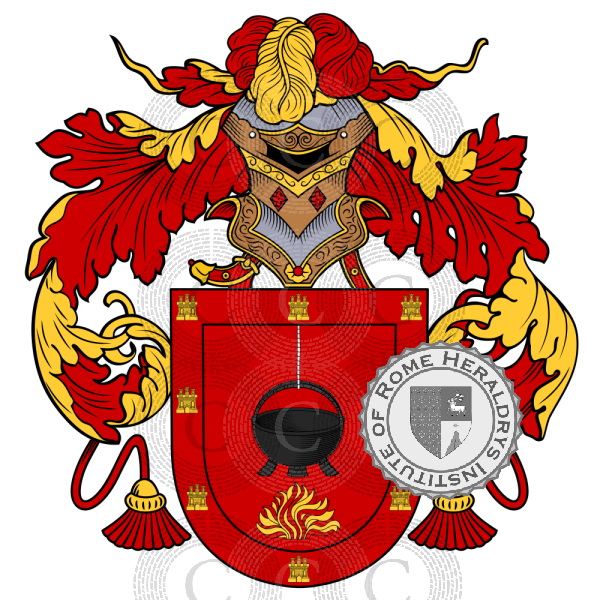 Coat of arms of family Hevia