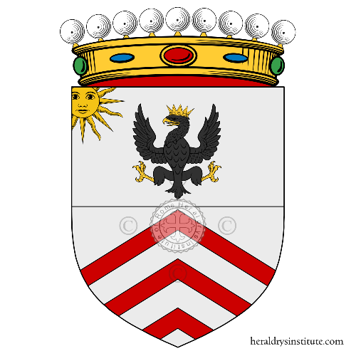 Coat of arms of family Valerio Cella
