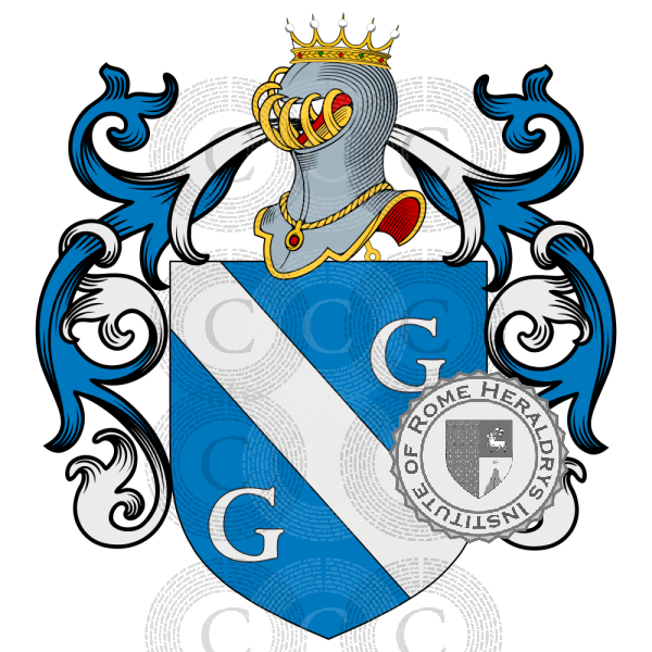 Coat of arms of family Ghislandi, De Gislandis