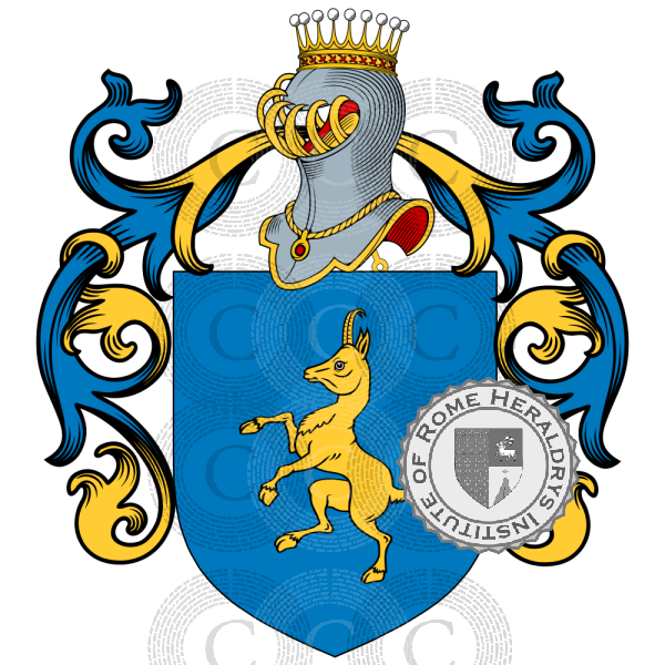 Coat of arms of family Caprioli