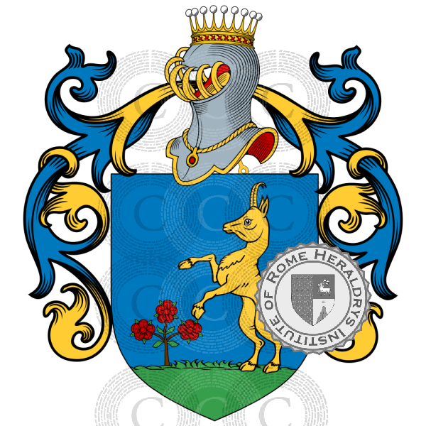 Coat of arms of family Caprioli