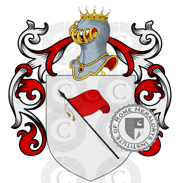 Brasão da família Corvaia