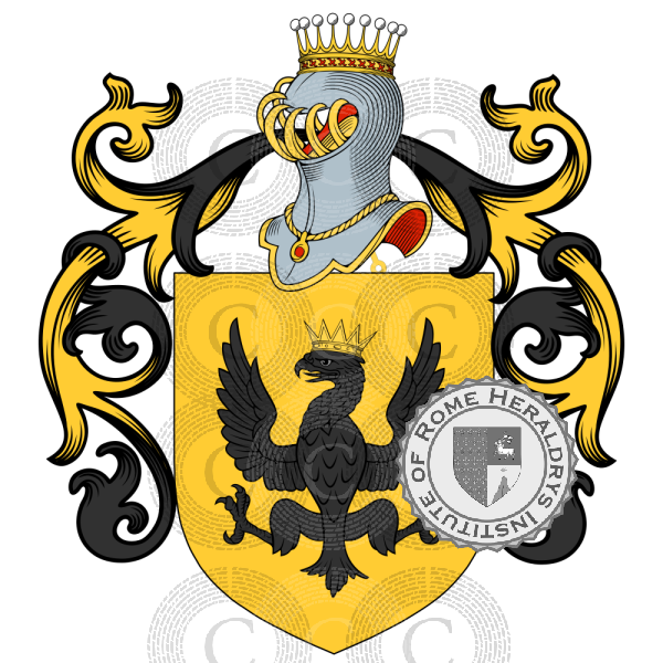 Coat of arms of family Pusterla, Pusterla Cortesini